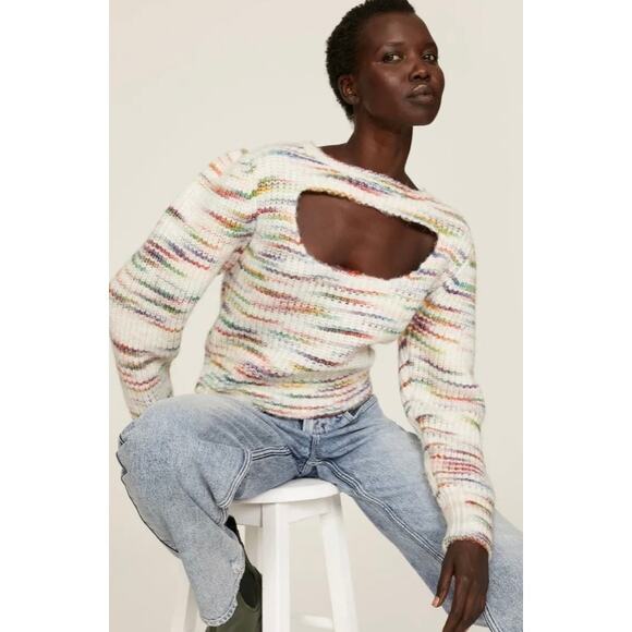 Central Park West Sweaters - NWT Central Park West Juliette Cutout Multi color  Small